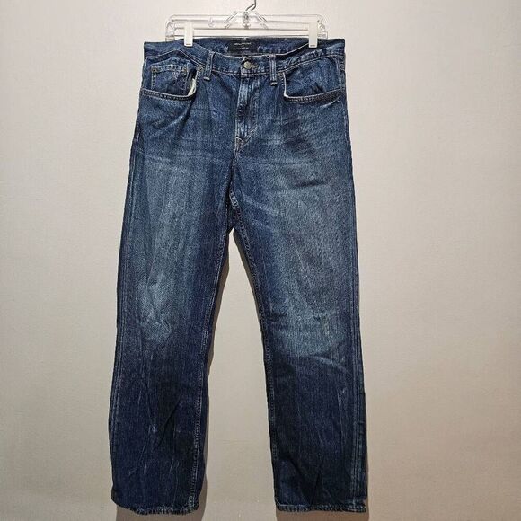 Banana Republic Men's Straight Leg Denim Jeans 36x32(Measures 39x33) - Picture 2 of 7